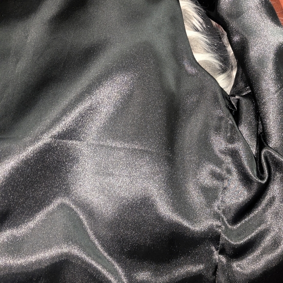 Kristen Blake Silver Faux Fur Jacket - Picture 9 of 9